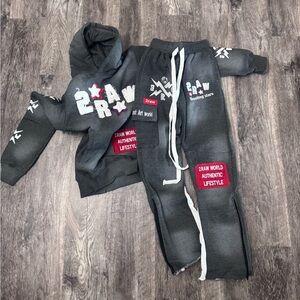 2RAW WORLD SHOOTING STARS GRAY SUITS